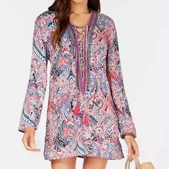 La Blanca Swirlin' Around Tunic Cover-Up